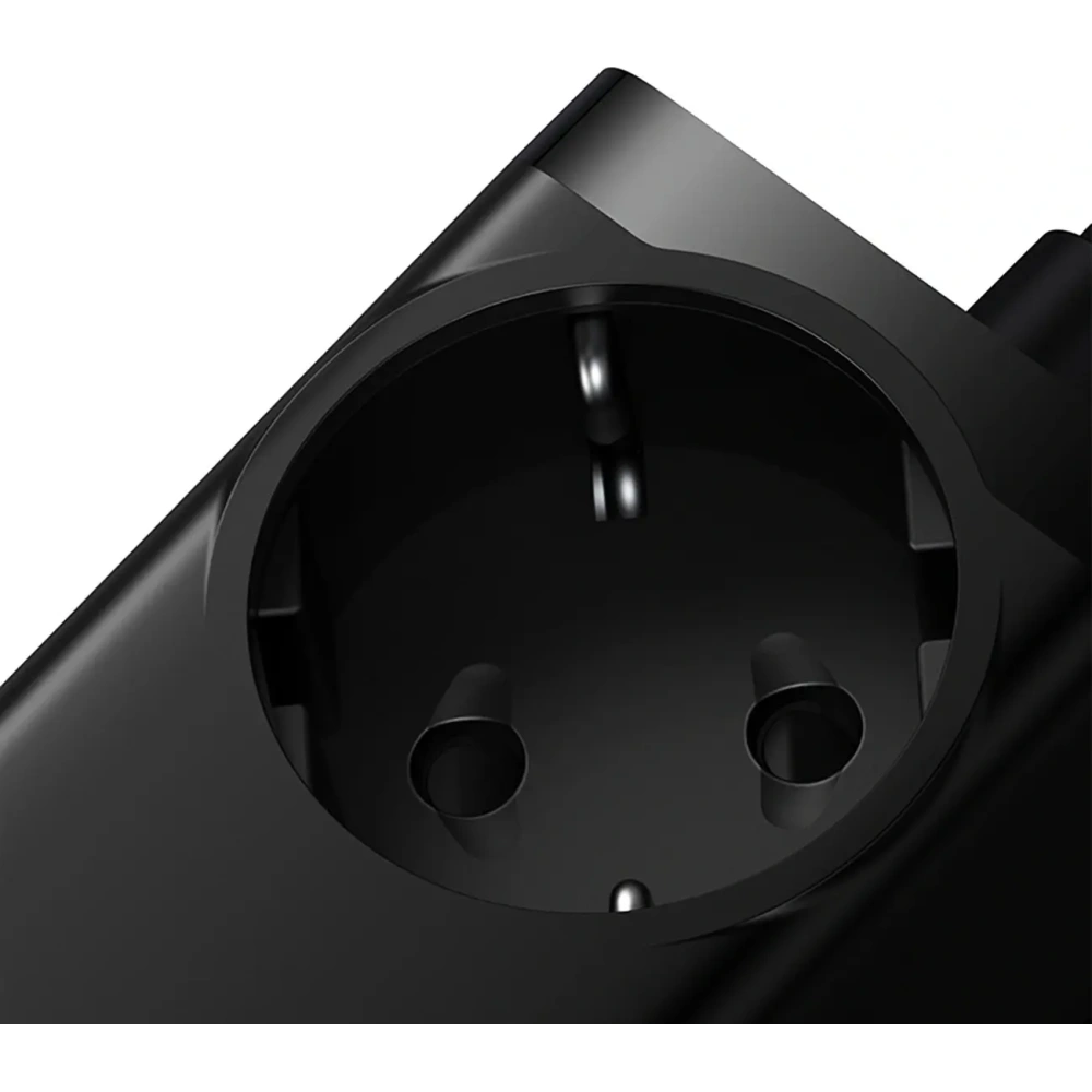 Stacja ładująca Baseus GaN3 Pro 65W AC + 2xUSB-C + 2xUSB-A z kablem Baseus Xiaobai USB-C / USB-C 100W 1m czarna