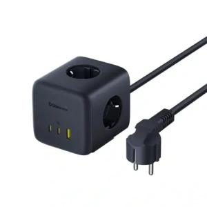 Kostka / listwa zasilająca Baseus EnerFill FA11 AC / USB-A 18W, USB-C 67W, 3xAC 1.5m czarna