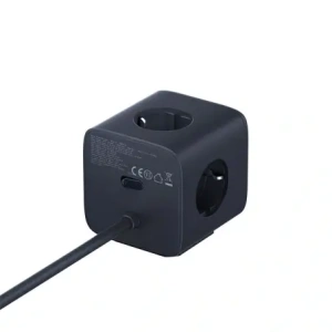 Kostka / listwa zasilająca Baseus EnerFill FA11 AC / USB-A 18W, USB-C 67W, 3xAC 1.5m czarna