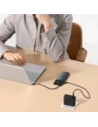 HUB Baseus Metal Gleam II USB-C / HDMI 4K@120Hz, HDMI 4K@60Hz, USB-A 3.2 10Gbps, USB-C 3.2 10Gbps, 2xUSB-A 2.0 480Mbps, USB-C PD 100W, RJ45 1000Mbps, SD/TF szary