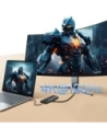 HUB Baseus Metal Gleam II USB-C / HDMI 4K@120Hz, HDMI 4K@60Hz, USB-A 3.2 10Gbps, USB-C 3.2 10Gbps, 2xUSB-A 2.0 480Mbps, USB-C PD 100W, RJ45 1000Mbps, SD/TF szary