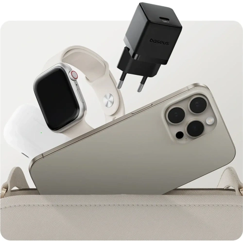 Ładowarka sieciowa Baseus Palm 20W USB-C czarna