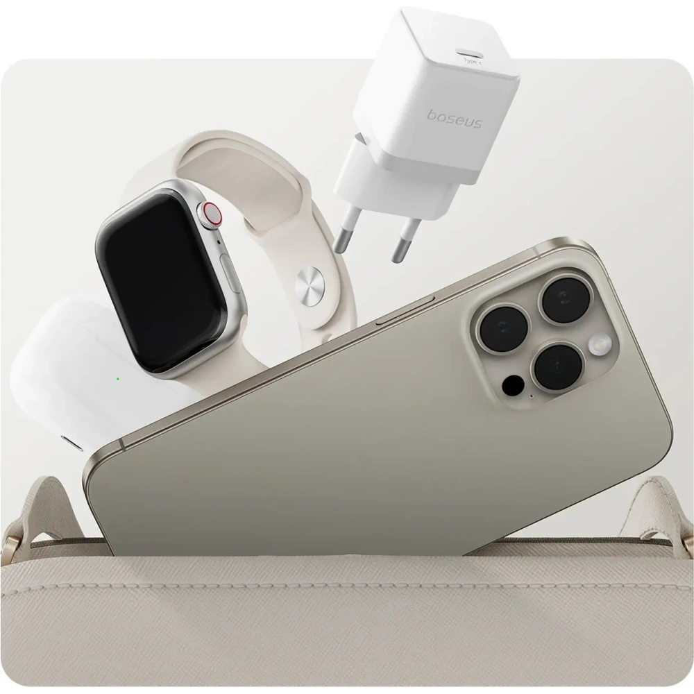 Ładowarka sieciowa Baseus Palm 20W USB-C biała