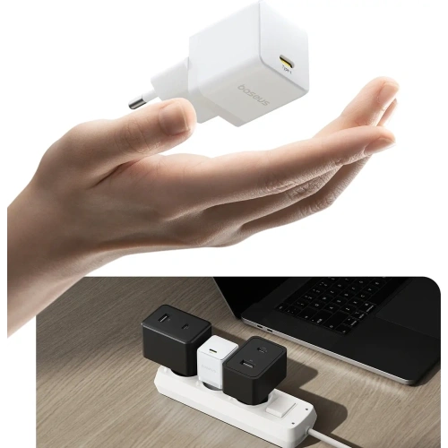 Ładowarka sieciowa Baseus Palm 20W USB-C biała