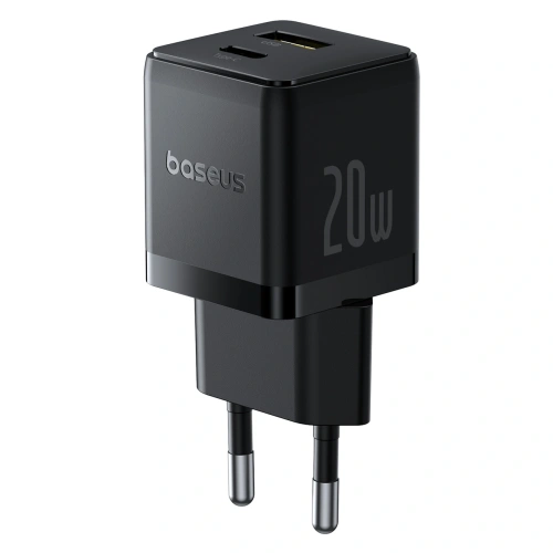 Ładowarka sieciowa Baseus Palm 20W USB-A, USB-C czarna