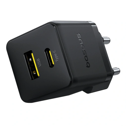 Ładowarka sieciowa Baseus Palm 30W USB-A, USB-C czarna