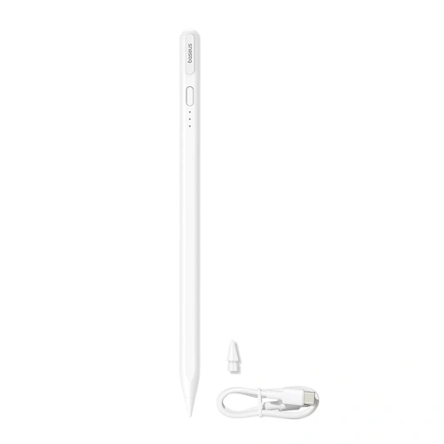 Rysik aktywny Baseus Smooth Writing 3 ładowany przewodowo stylus z wykrywaniem kąta pisania biały