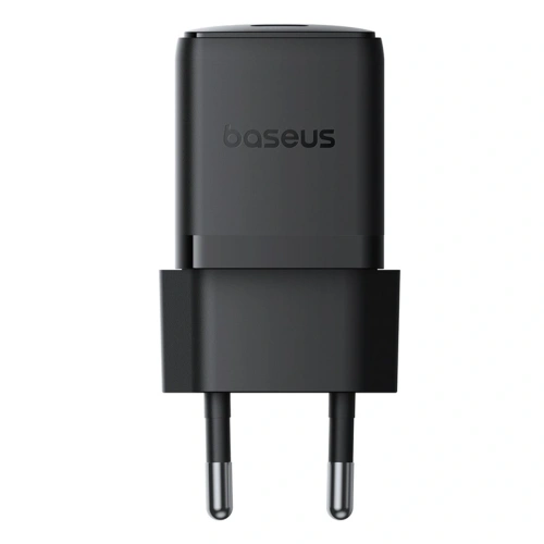 Ładowarka sieciowa Baseus Palm 1C 20W z kablem Baseus Mini White USB-C 60W 20V/3A 1m czarna