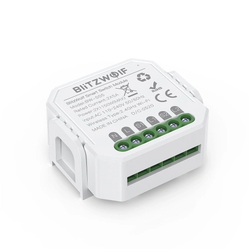 Kup Inteligentny przełącznik WiFi BlitzWolf BW-SS5 (1-kanałowy) - BLZ267 - {ean13} - Sklep Home Screen