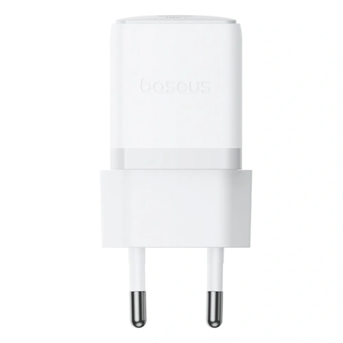 Ładowarka sieciowa Baseus Palm 1C 20W z kablem Baseus Mini White USB-C 60W 20V/3A 1m biała