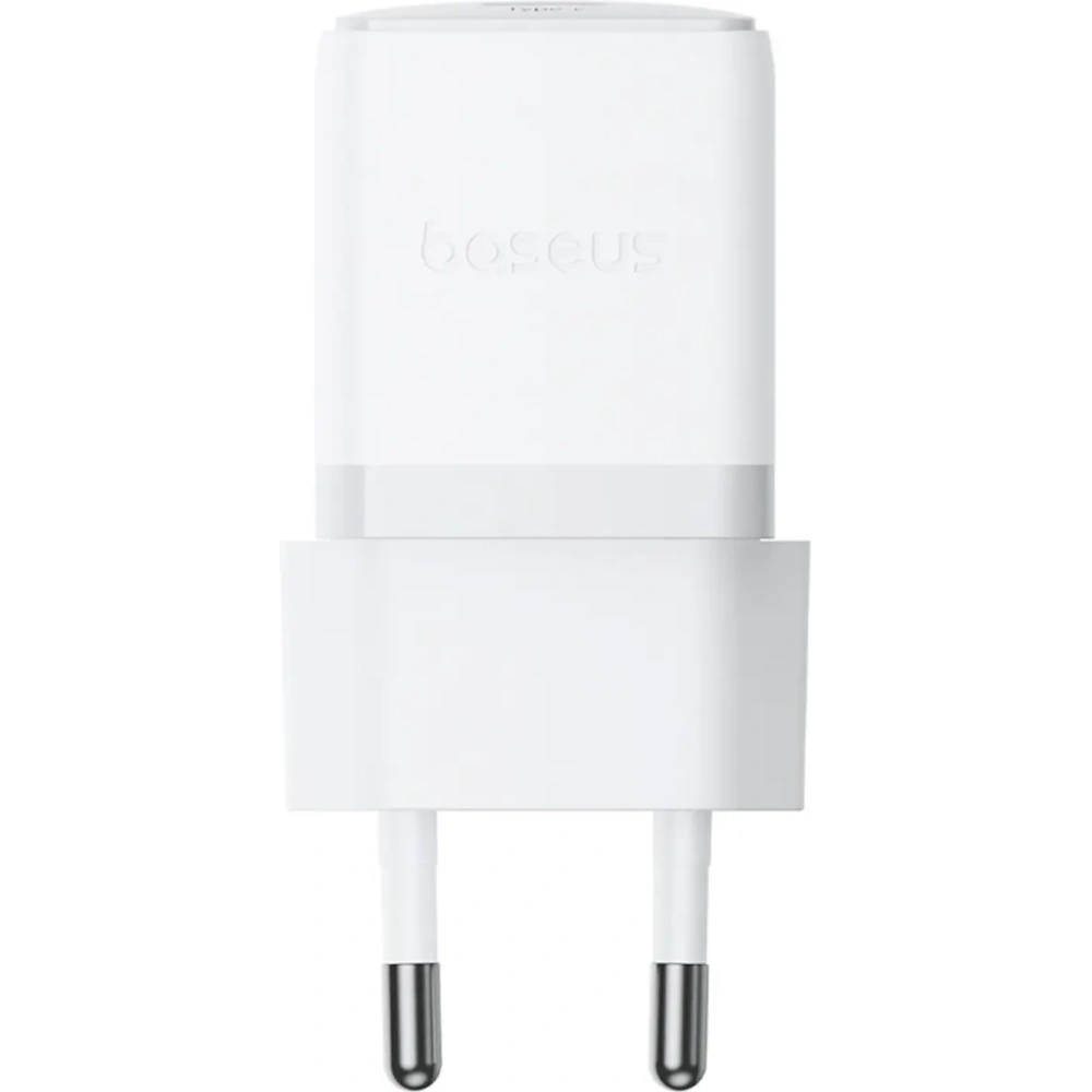 Ładowarka sieciowa Baseus Palm 1C 20W z kablem Baseus Mini White USB-C 60W 20V/3A 1m biała