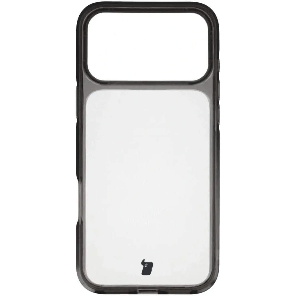 Etui Bizon Case Halo do Apple iPhone 17 Pro Max przydymione-czarne