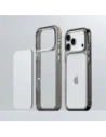Etui Bizon Case Halo do Apple iPhone 17 Pro Max przydymione-czarne