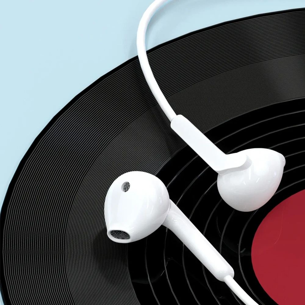 Słuchawki douszne Dudao X3C USB-C 1.2m białe