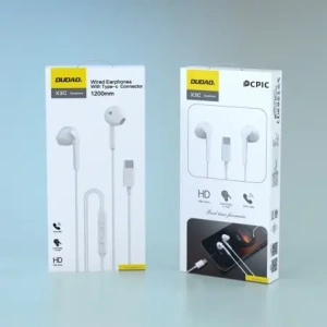Słuchawki douszne Dudao X3C USB-C 1.2m białe