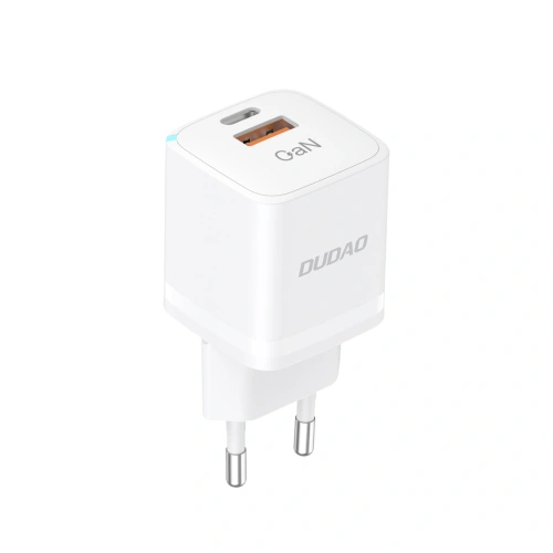 Ładowarka sieciowa Dudao A13 Pro GaN 33W PPS USB C, USB-A biała