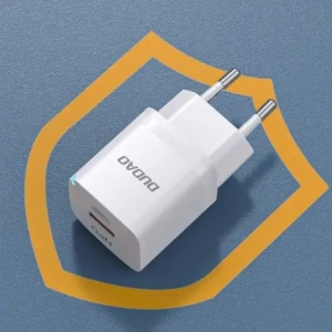 Ładowarka sieciowa Dudao A13 Pro GaN 33W PPS USB C, USB-A biała