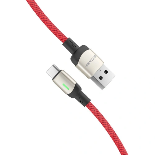 Kup USB-C kábel BlitzWolf BW-TC21 3A 1m (piros) - BLZ269RED - {ean13} - Sklep Home Screen