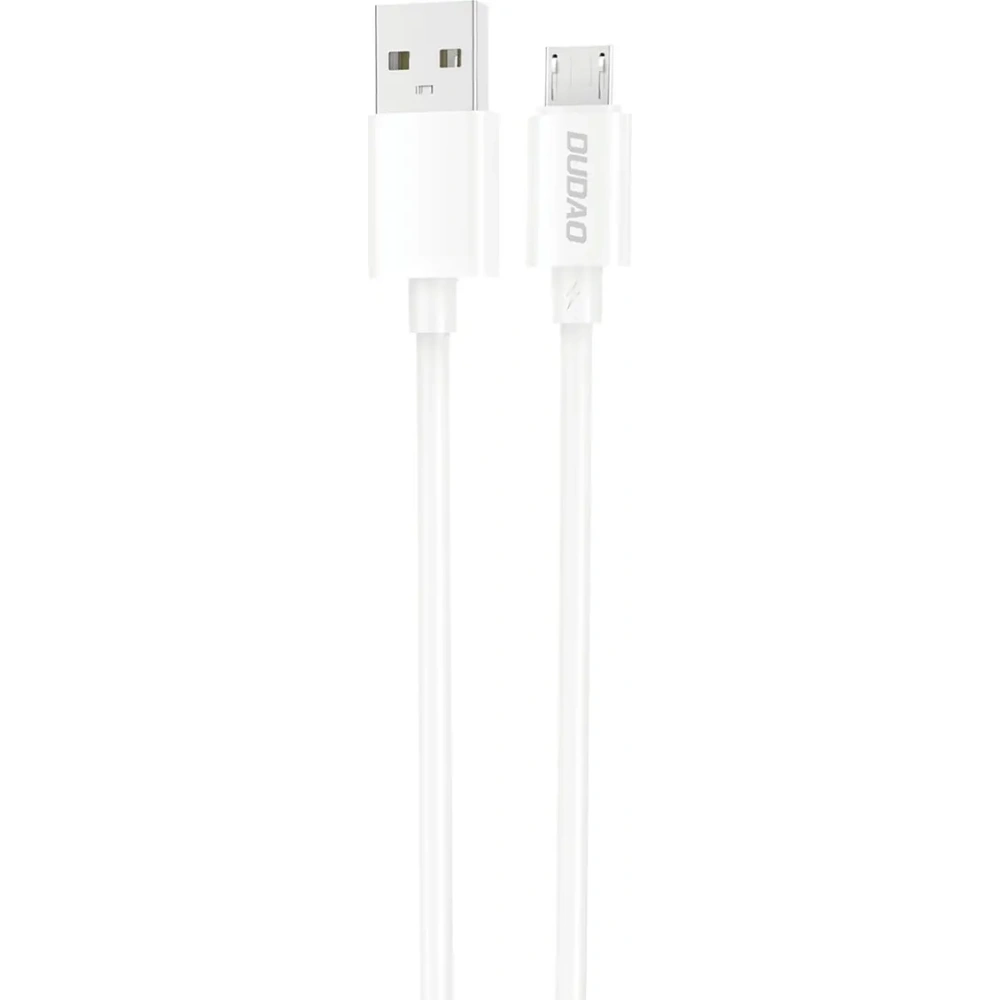 Kabel Dudao L4SM USB-A / micro USB 2A 1m biały