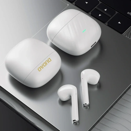 Bezprzewodowe słuchawki douszne Dudao U14+ TWS Bluetooth 5.3 białe