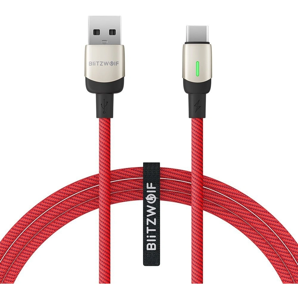 Kabel USB-C BlitzWolf BW-TC21 3A 2m (czerwony)