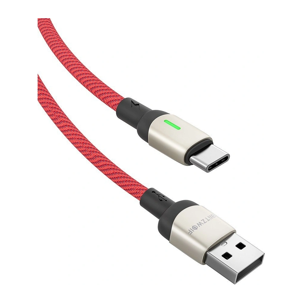 Kabel USB-C BlitzWolf BW-TC21 3A 2m (czerwony)