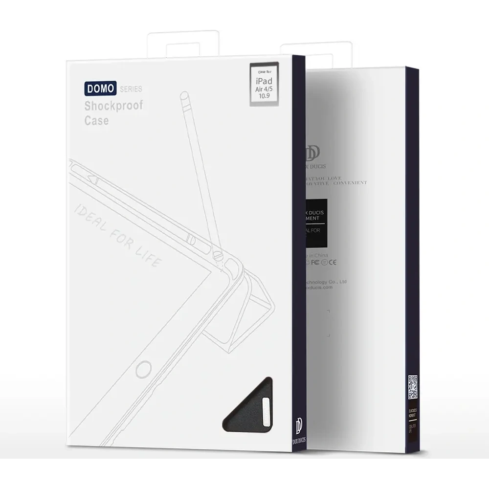 Etui Dux Ducis Domo z klapką i smart sleep do Apple iPad Air 11" 2024/2025 / iPad Air 10.9" 2022/2020 czarne
