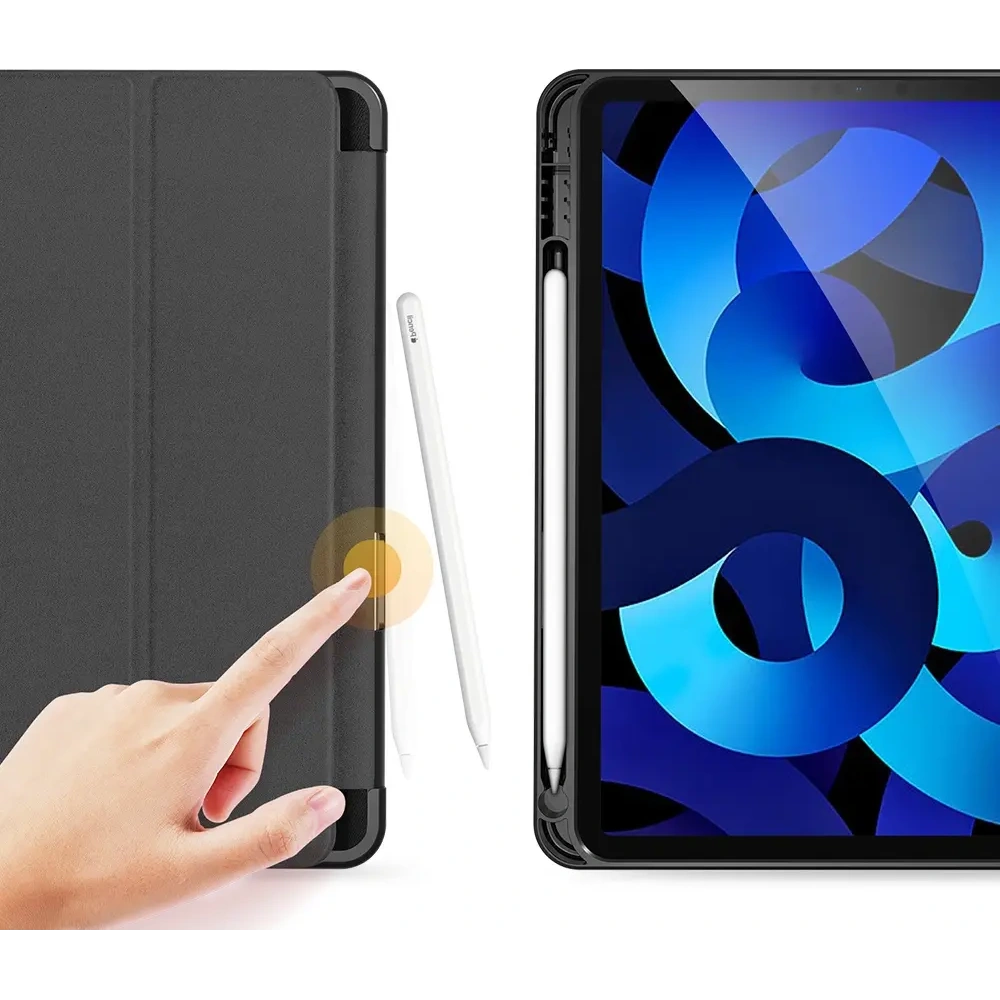 Etui Dux Ducis Domo z klapką i smart sleep do Apple iPad Air 11" 2024/2025 / iPad Air 10.9" 2022/2020 czarne