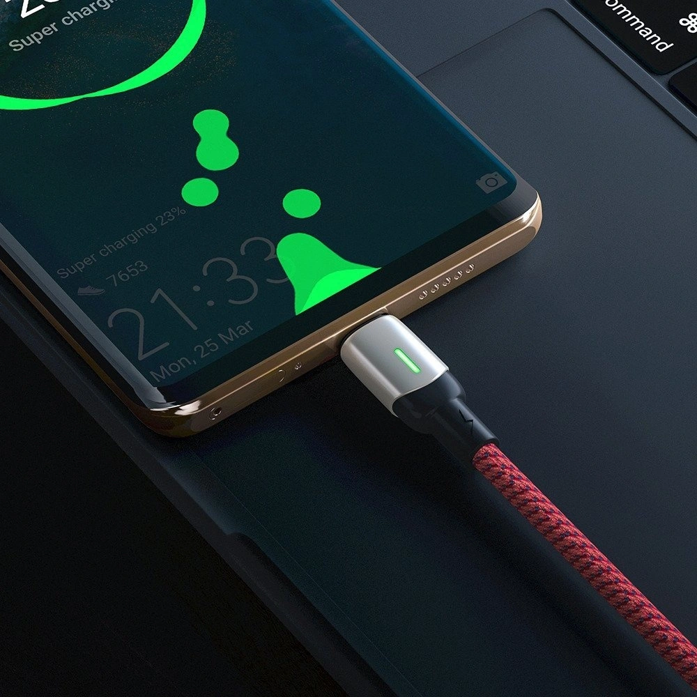 Kabel USB-C BlitzWolf BW-TC21 3A 2m (czerwony)