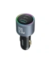 Ładowarka samochodowa Joyroom JR-CCN07 120W 2xUSB-C, USB-A + kabel USB-C 100W ciemnoszara