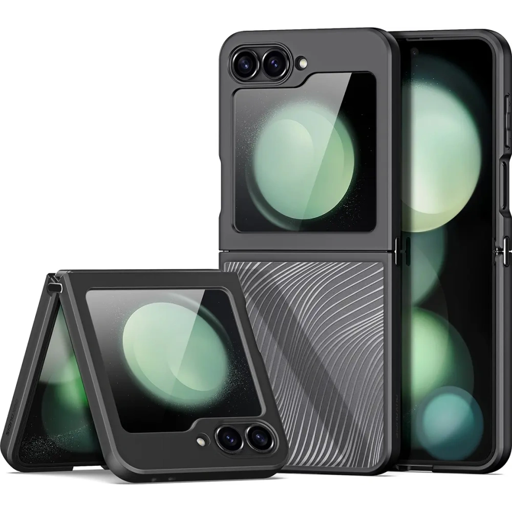 Etui Dux Ducis Aimo do Samsung Galaxy Z Flip 6 czarne