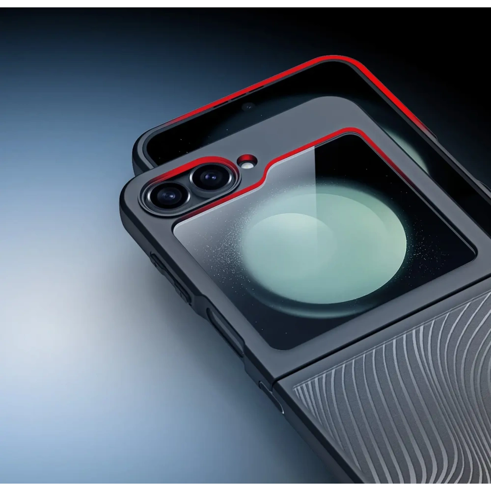 Etui Dux Ducis Aimo do Samsung Galaxy Z Flip 6 czarne