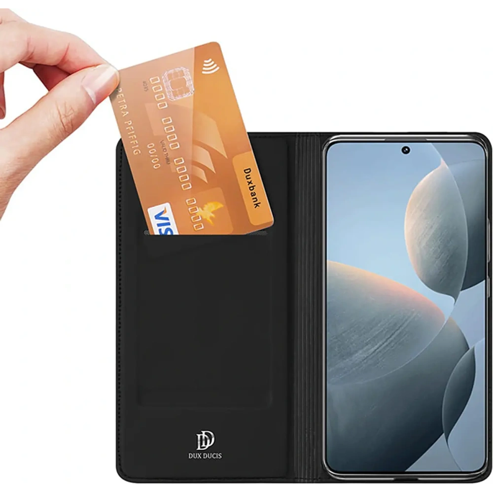 Etui z klapką Dux Ducis Skin Pro do Xiaomi Poco X6 Pro 5G / Redmi K70E czarne