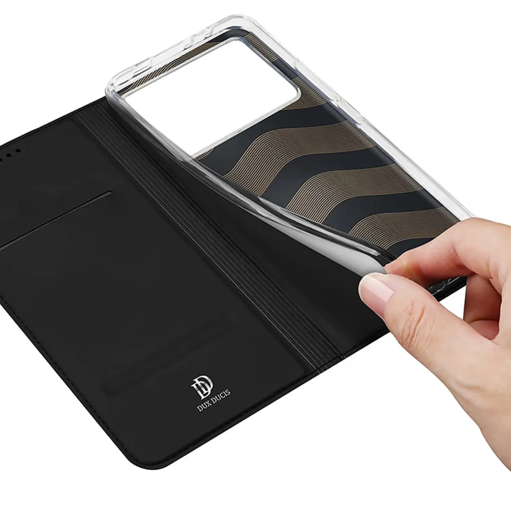 Etui z klapką Dux Ducis Skin Pro do Xiaomi Poco X6 Pro 5G / Redmi K70E czarne