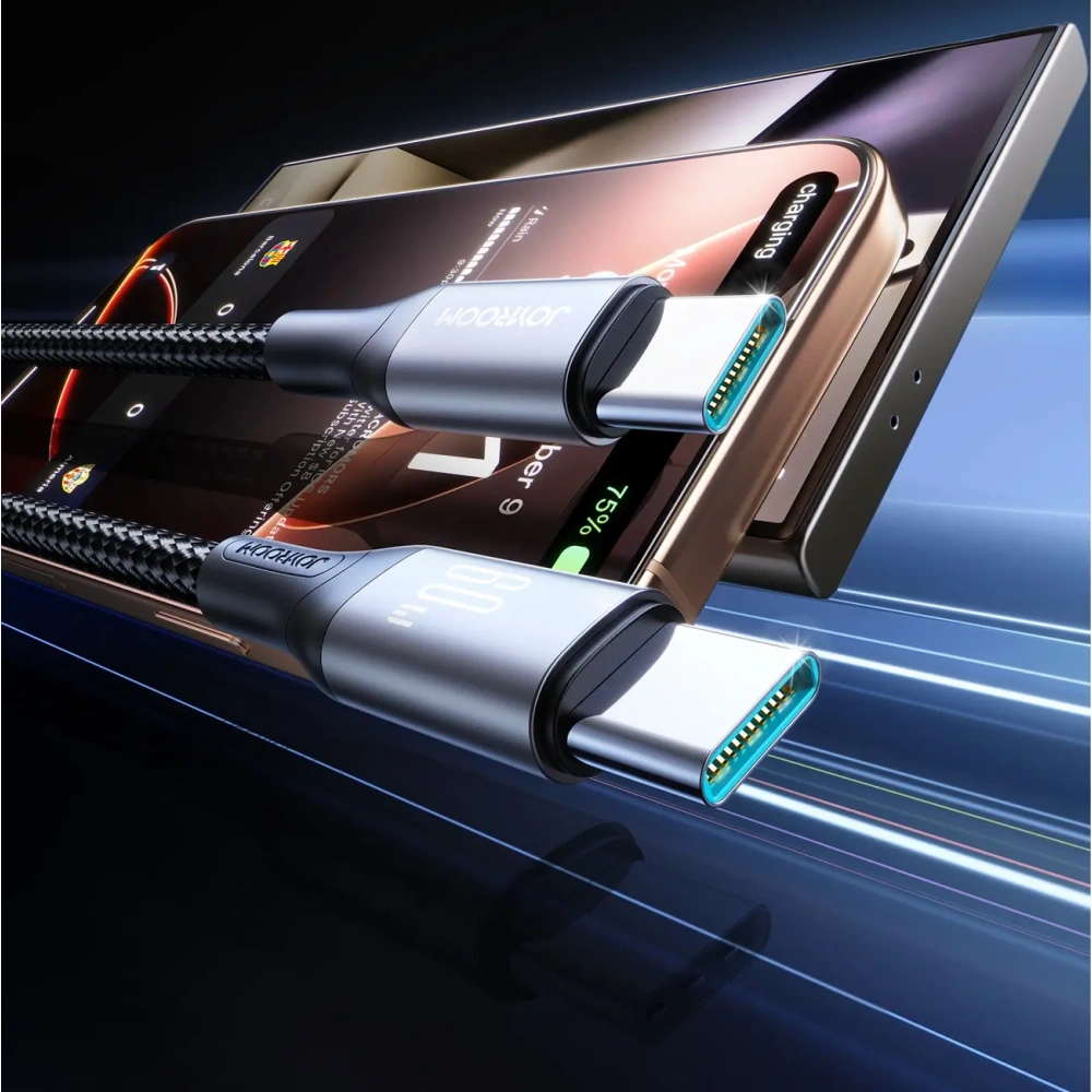 Kabel Joyroom S-A28 Flash Series USB-C / USB-C 60W 1m czarny