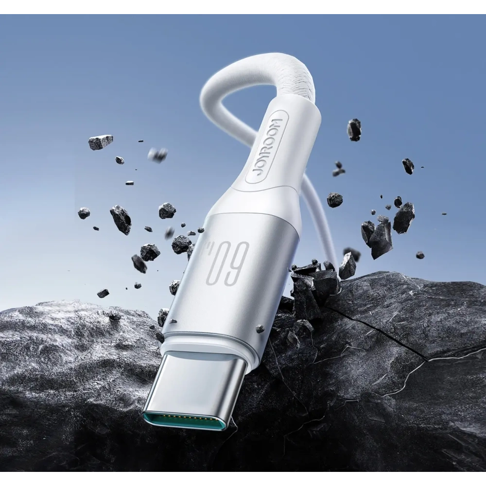 Kabel Joyroom S-A28 Flash Series USB-C / USB-C 60W 1m biały