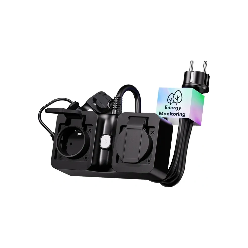 Inteligentna listwa zasilająca WiFi Meross MOP320MA-EU, zewnętrzna, IP44 (Matter)