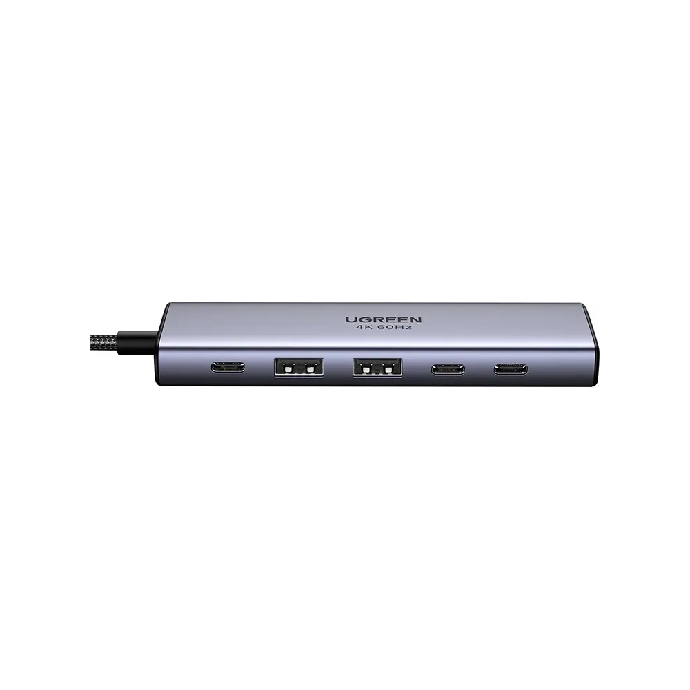 HUB UGREEN CM511 USB-C / HDMI 4K60Hz, 2xUSB-A 3.2, 2xUSB-C 3.2, USB-C PD 100W