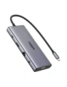 HUB UGREEN CM639 USB-C / HDMI 4K60 Hz, VGA, 2xUSB-C 3.2 10Gbps, 2xUSB-A, SD/TF, RJ45, AUX 3.5mm, USB-C 100W PD