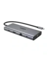 HUB UGREEN CM639 USB-C / HDMI 4K60 Hz, VGA, 2xUSB-C 3.2 10Gbps, 2xUSB-A, SD/TF, RJ45, AUX 3.5mm, USB-C 100W PD