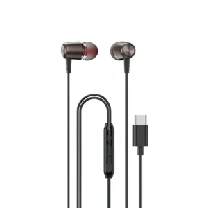 Słuchawki douszne Dudao X1PROT USB-C 1.2m czarne