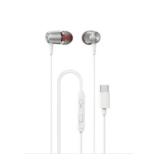 Słuchawki douszne Dudao X1PROT USB-C 1.2m białe