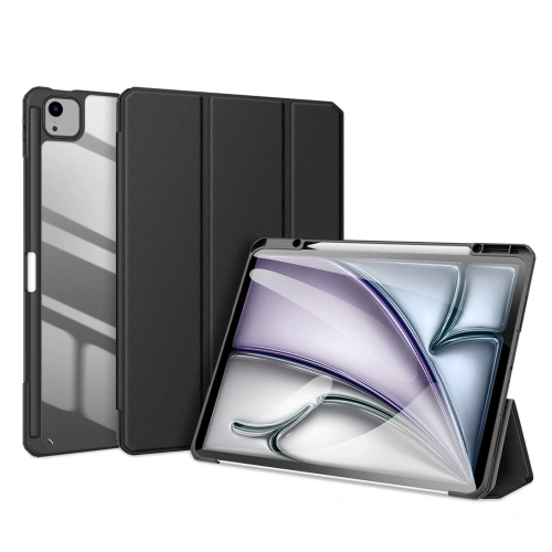 Etui Dux Ducis Toby z klapką i podstawką do Apple iPad Air 13" 2024 / 13" 2025 / iPad Pro 12.9 2020/2021/2022 czarne