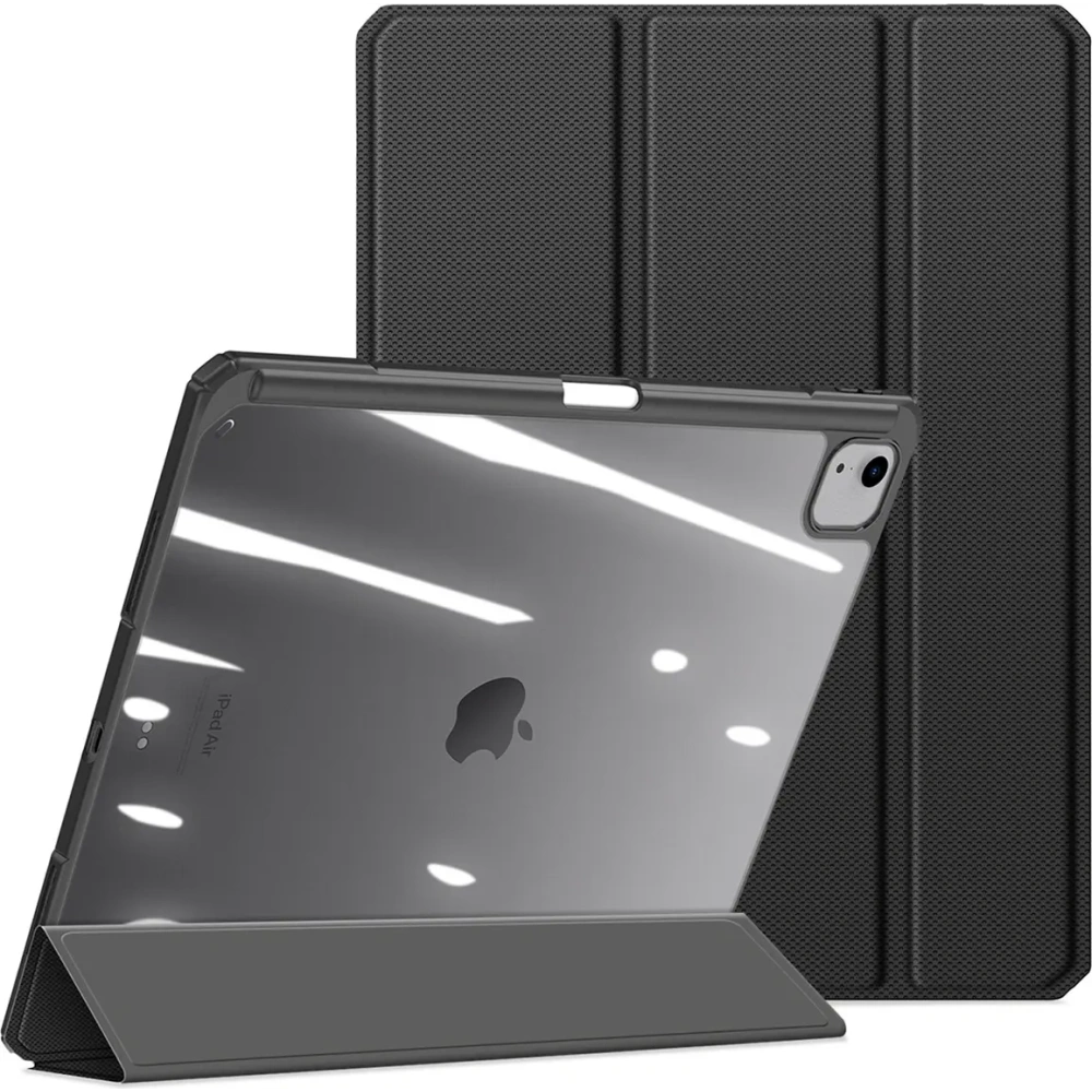 Etui Dux Ducis Toby z klapką i podstawką do Apple iPad Air 13" 2024 / 13" 2025 / iPad Pro 12.9 2020/2021/2022 czarne