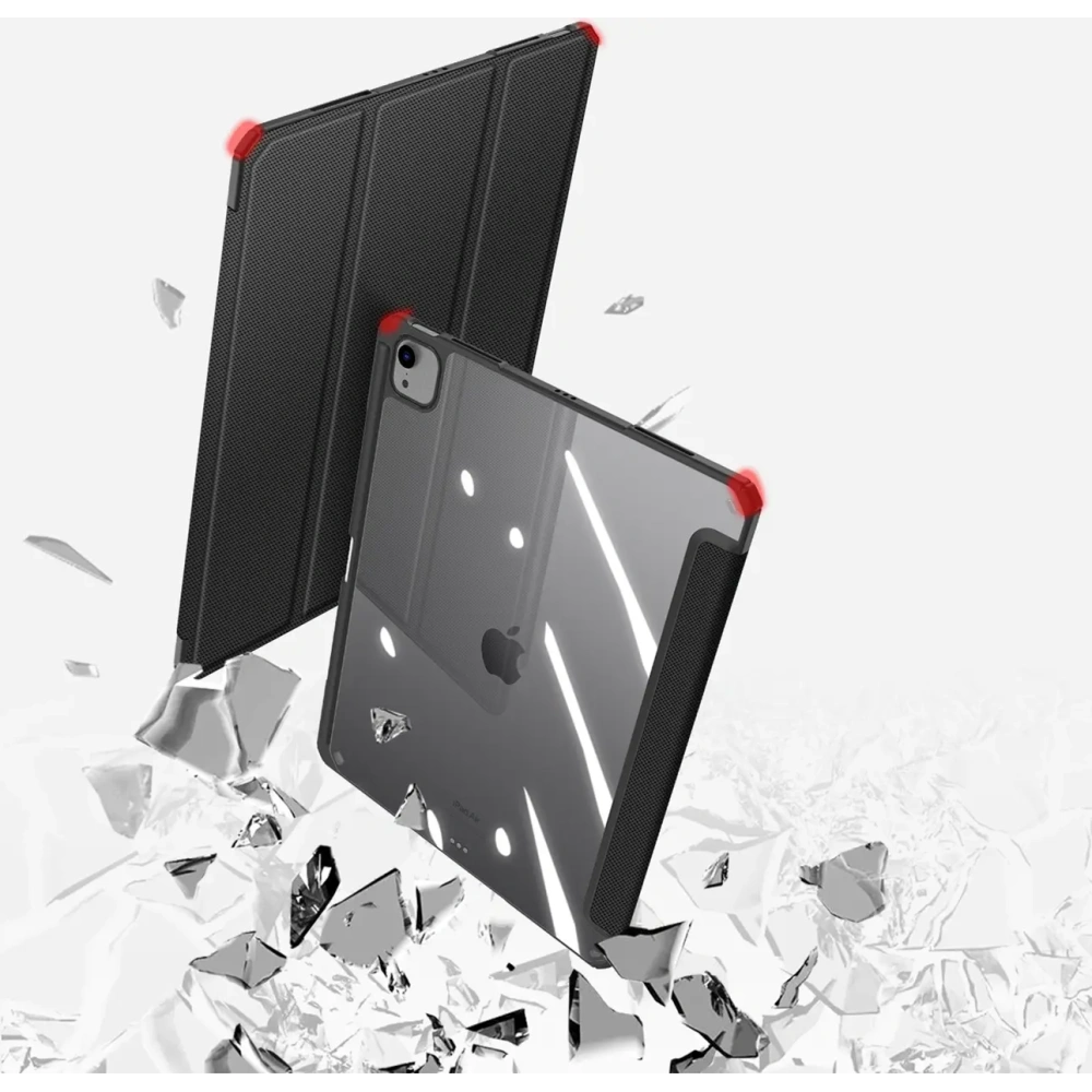 Etui Dux Ducis Toby z klapką i podstawką do Apple iPad Air 13" 2024 / 13" 2025 / iPad Pro 12.9 2020/2021/2022 czarne