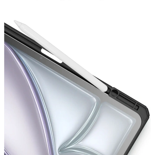 Etui Dux Ducis Toby z klapką i podstawką do Apple iPad Air 13" 2024 / 13" 2025 / iPad Pro 12.9 2020/2021/2022 czarne