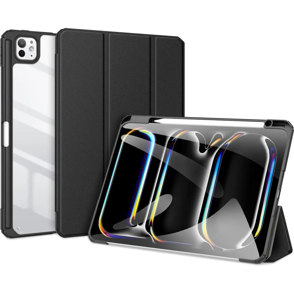 Etui Dux Ducis Toby z klapką i podstawką do Apple iPad Pro 11" 2024 czarne