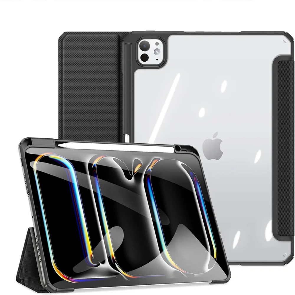 Etui Dux Ducis Toby z klapką i podstawką do Apple iPad Pro 11" 2024 czarne