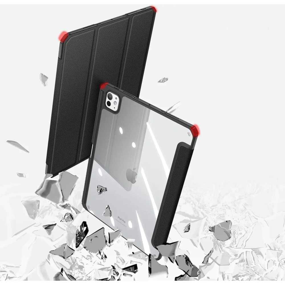 Etui Dux Ducis Toby z klapką i podstawką do Apple iPad Pro 11" 2024 czarne