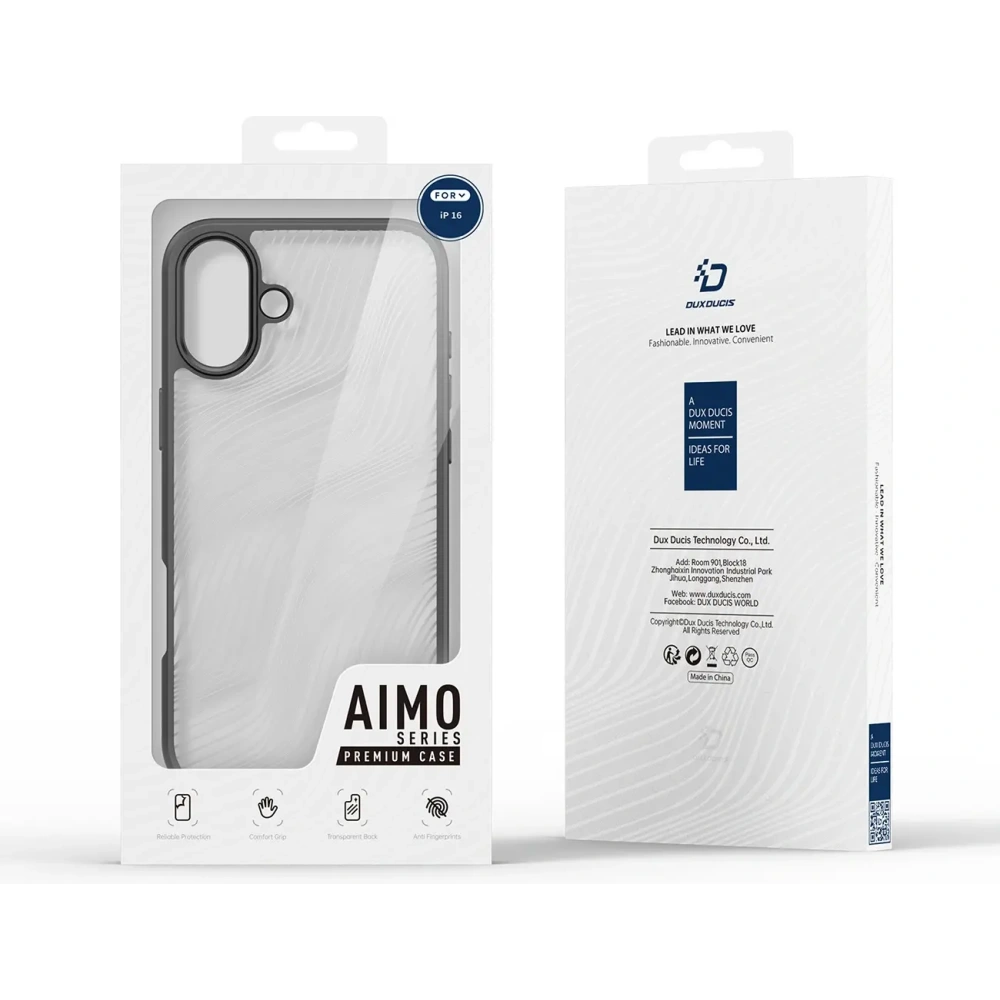 Etui Dux Ducis Aimo do Apple iPhone 16 czarne